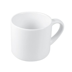 Customized white coffee mugs 6oz